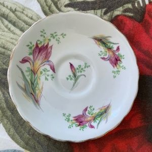 Royal Chelsea "Teacup plate in Floral"